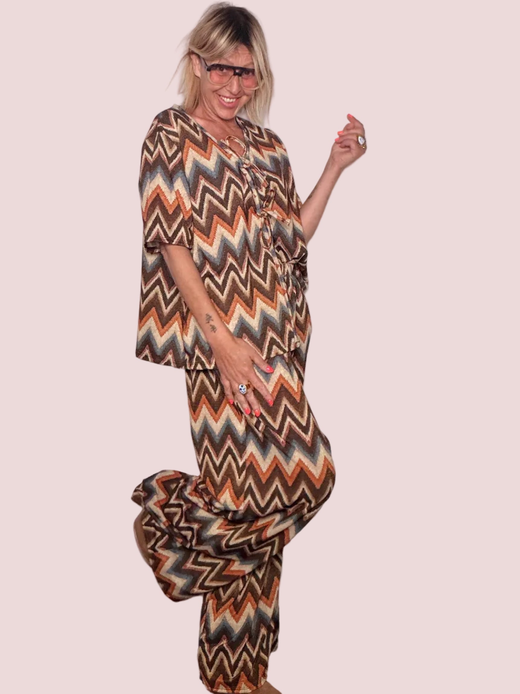 Coordinato Chevron Terracotta
