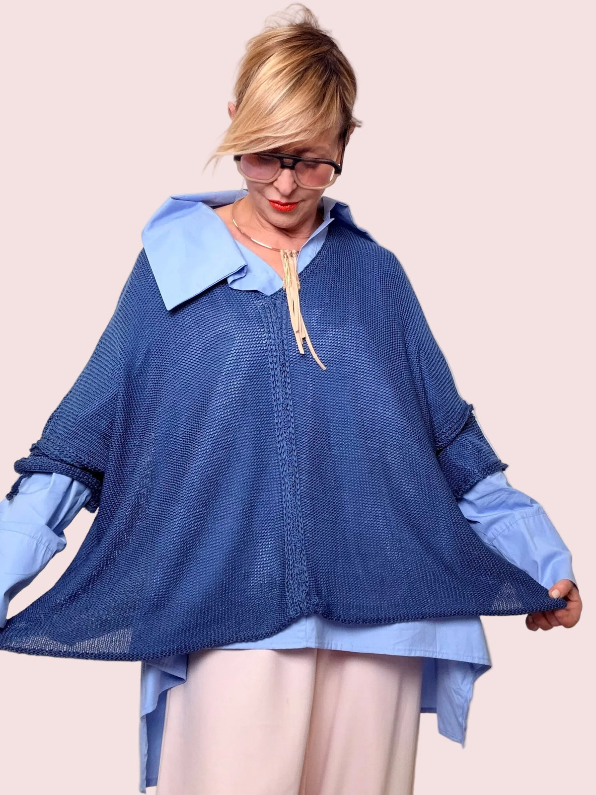 Maglia scatola over – comfy con stile