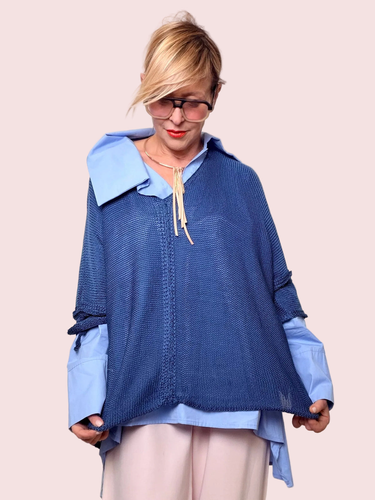 Maglia scatola over – comfy con stile