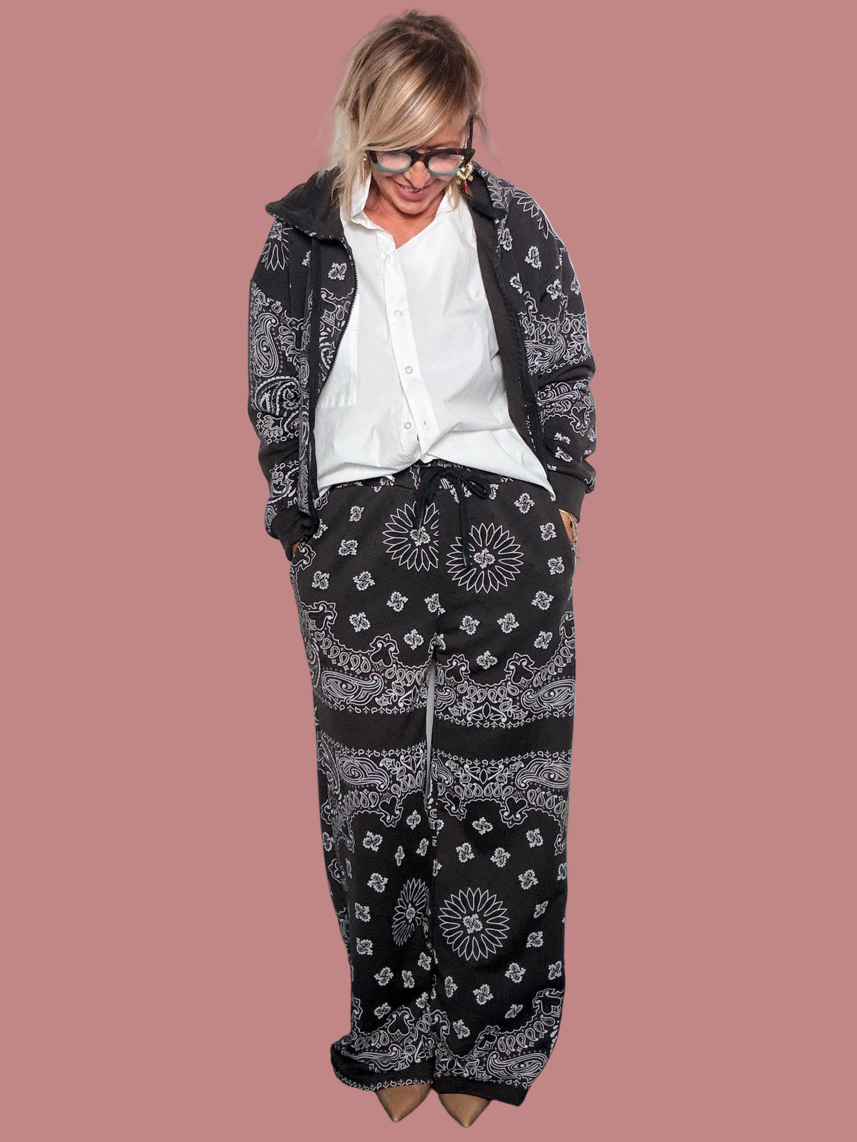 Pantalone Palazzo Fantasia Bandana