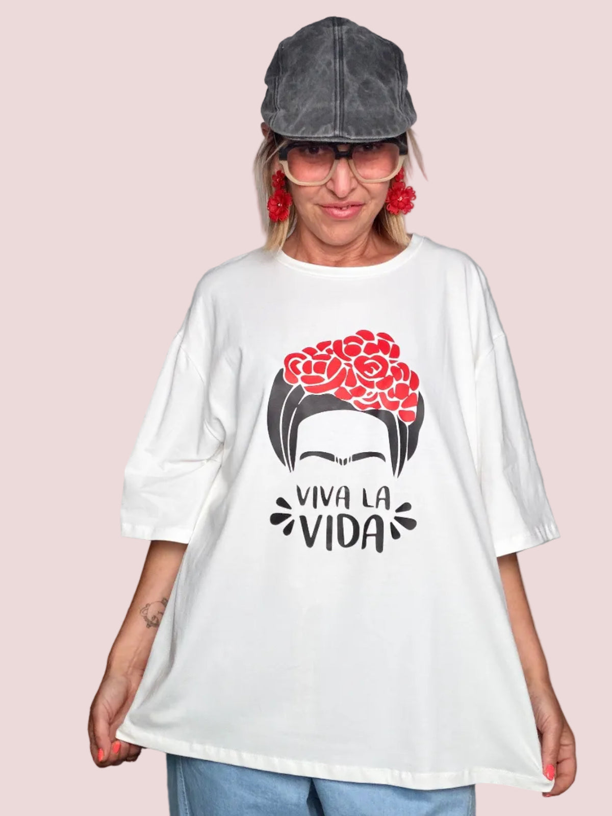 T-Shirt Oversize Frida — Bianca