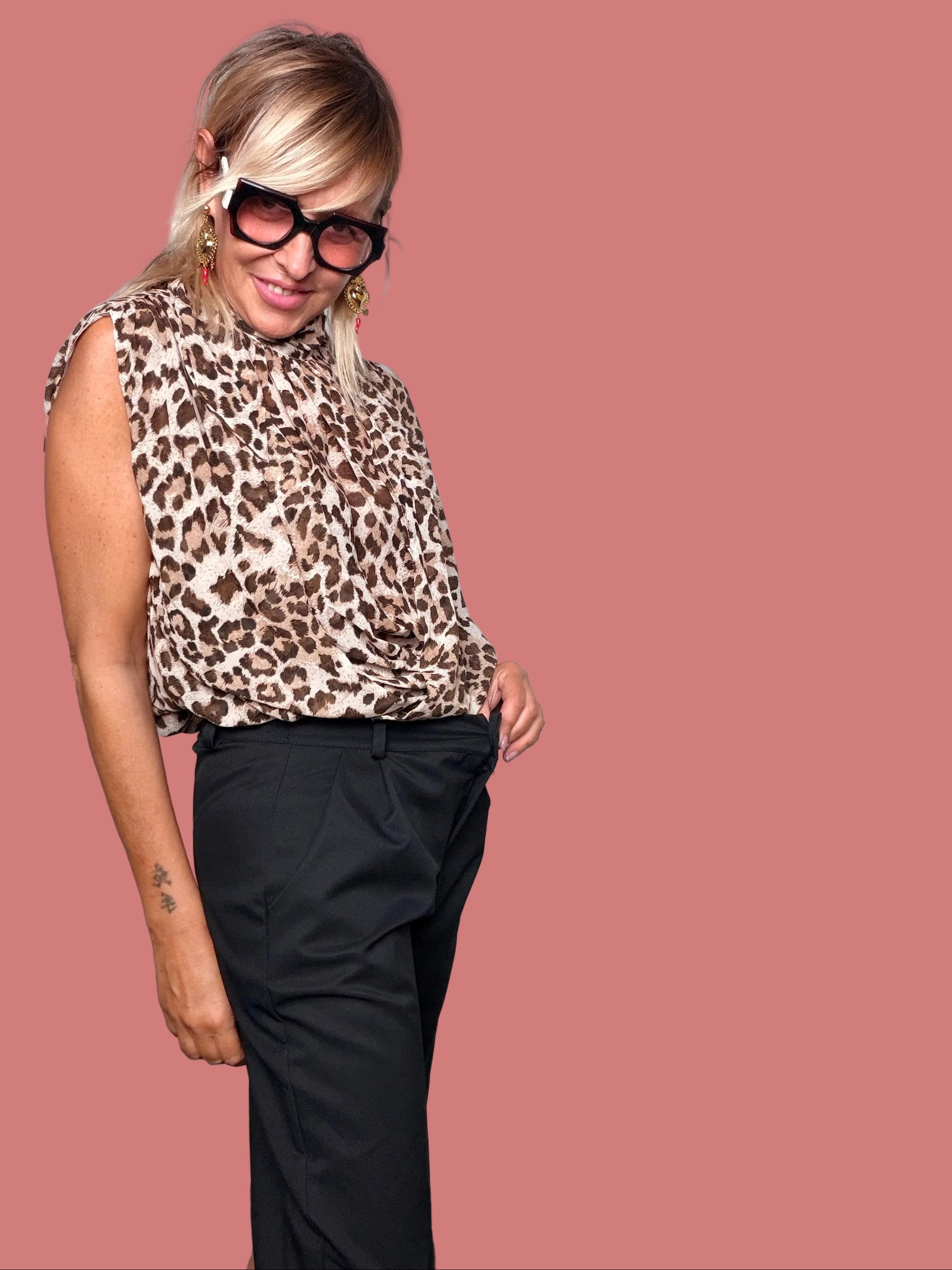 Bermuda nero da donna