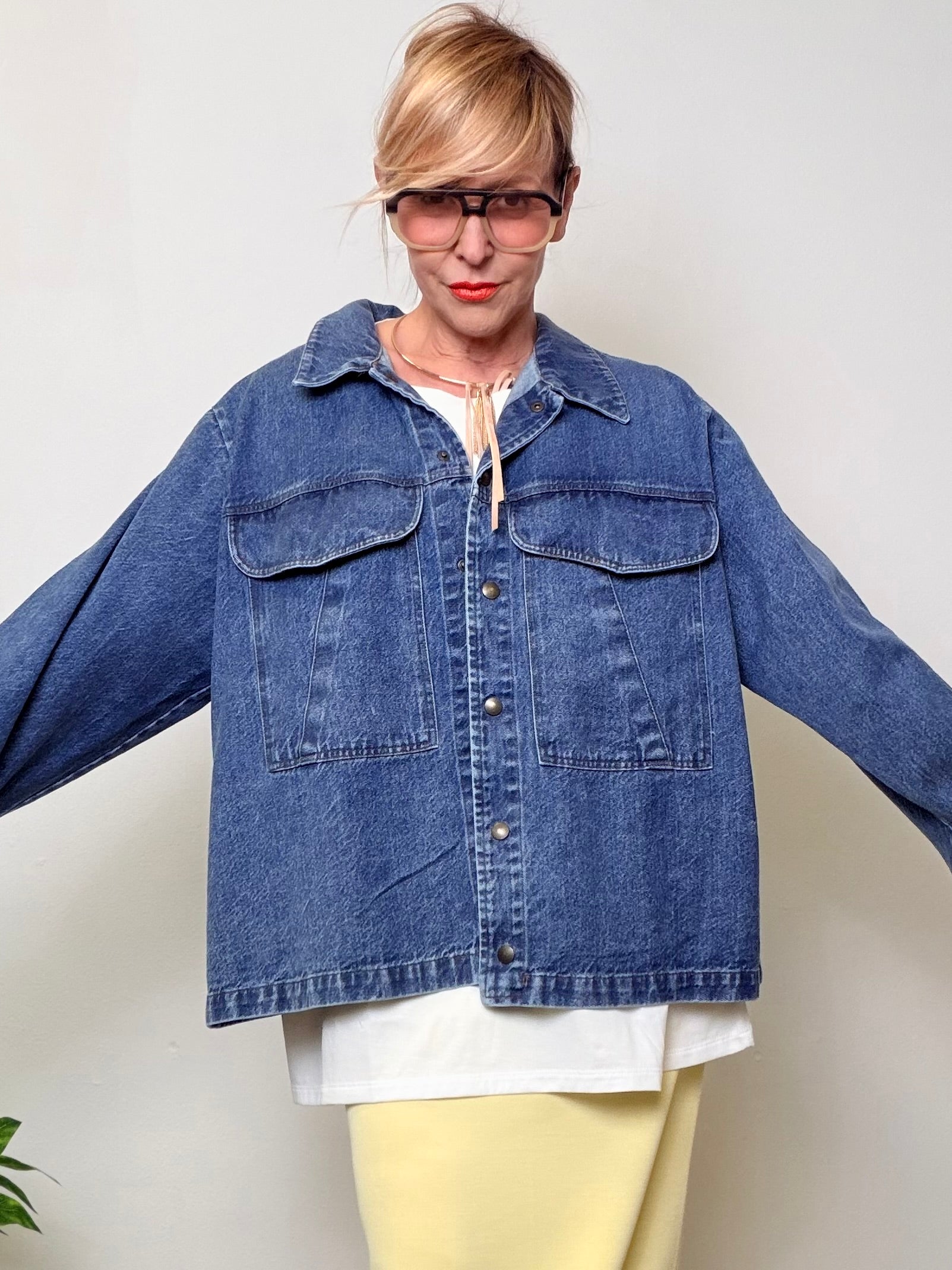 Giacca jeans over – easy & cool