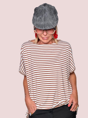 Maglia a Righe con Bordino Lurex