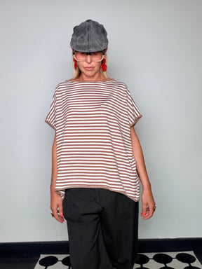 Maglia a Righe con Bordino Lurex