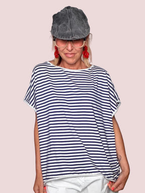 Maglia a Righe con Bordino Lurex