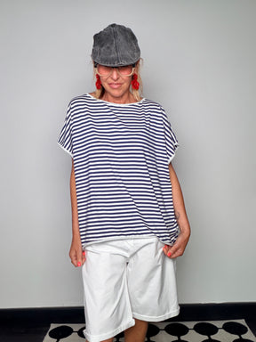 Maglia a Righe con Bordino Lurex