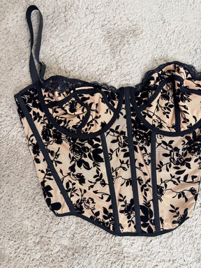 BUSTIER OVER FLOREALE