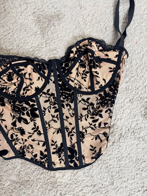 BUSTIER OVER FLOREALE