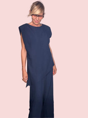 Completo Top Asimmetrico e Pantalone Wide Leg