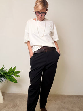 PANTALONE SIGARETTA IN PUNTO MILANO