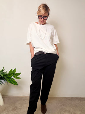 PANTALONE SIGARETTA IN PUNTO MILANO