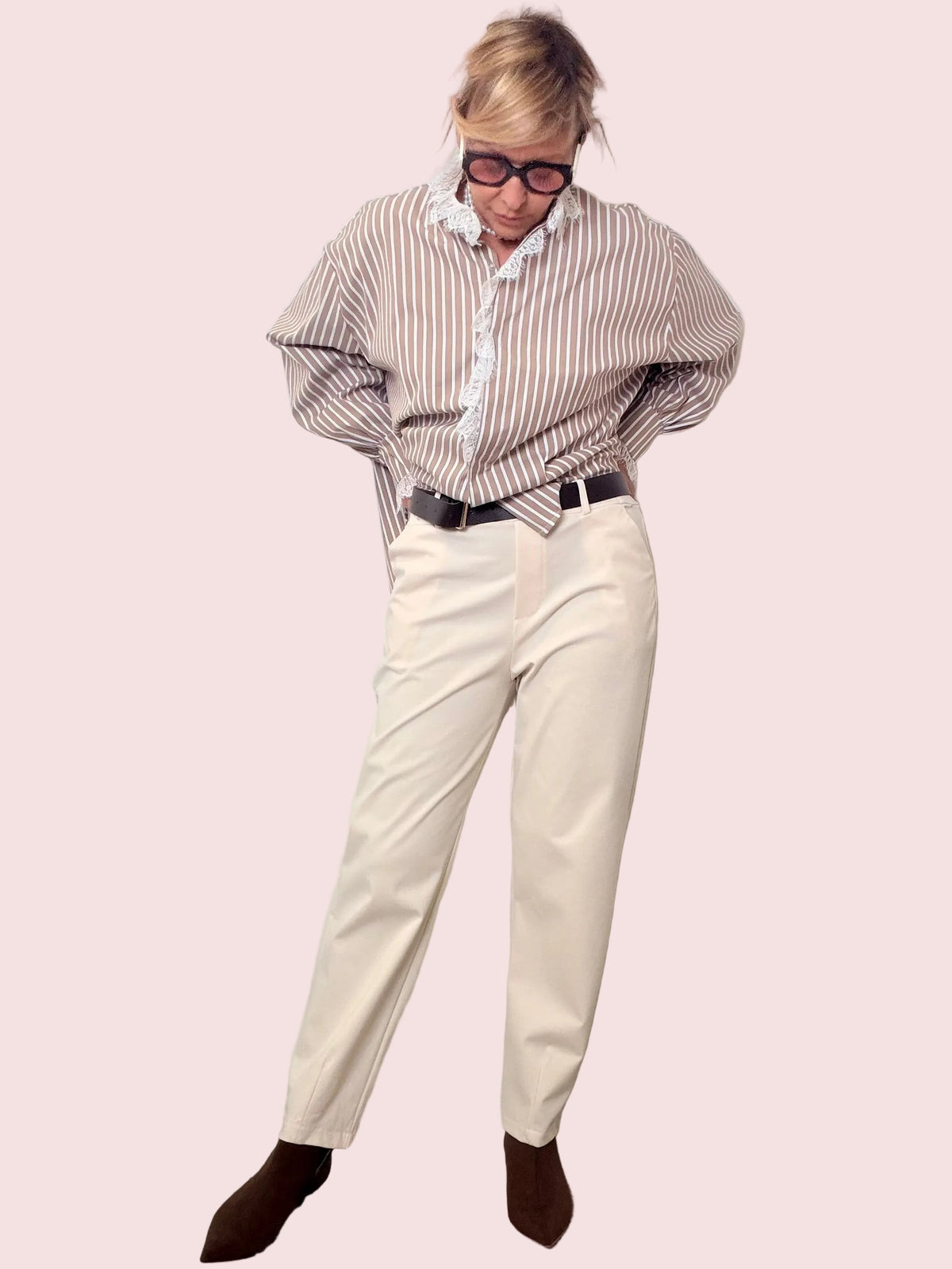 PANTALONE SIGARETTA IN PUNTO MILANO