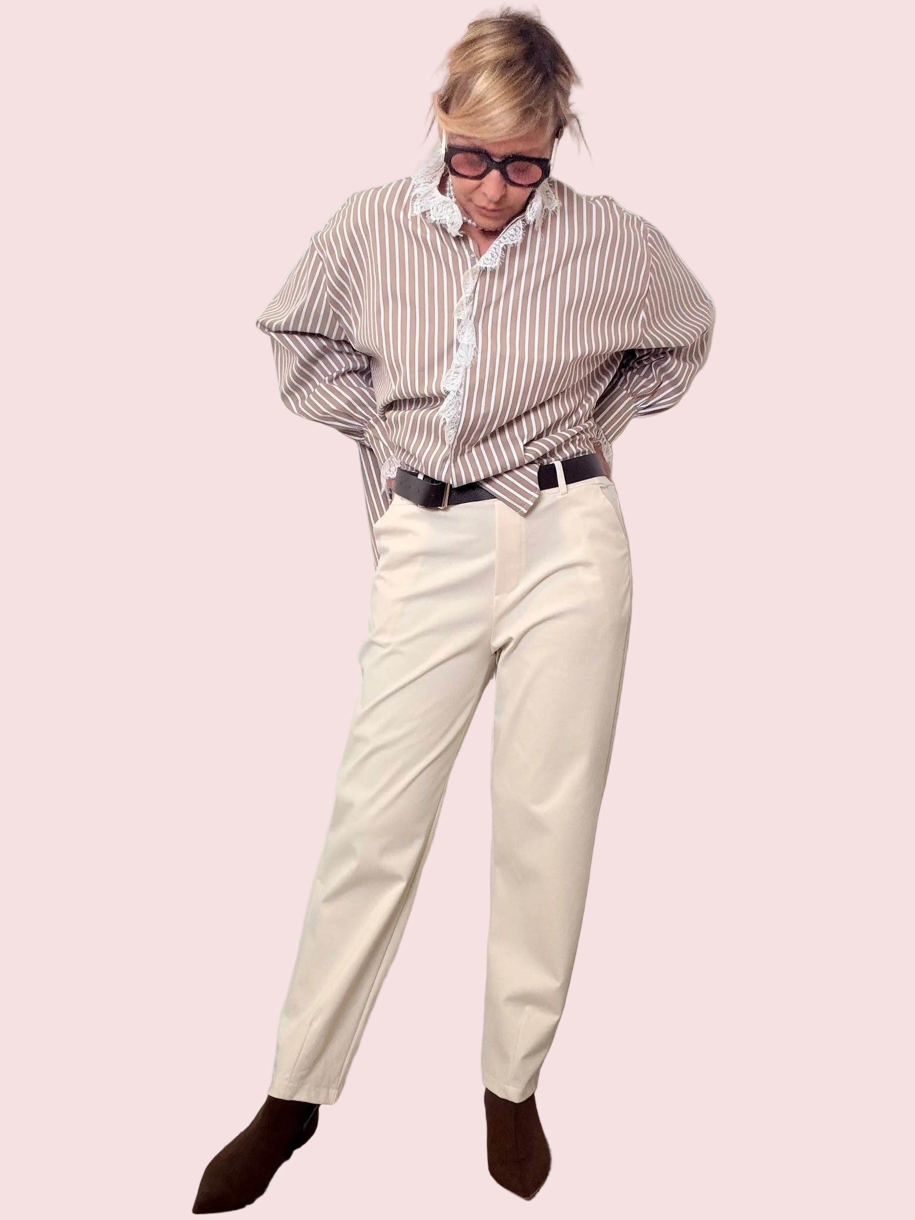 PANTALONE SIGARETTA IN PUNTO MILANO