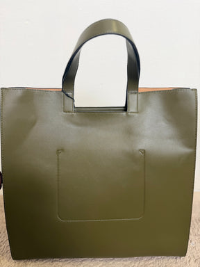 BORSA SHOPPER STRUTTURATA CON CHARMS