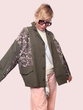 GIACCA MILITARE con Tessuto Jacquard