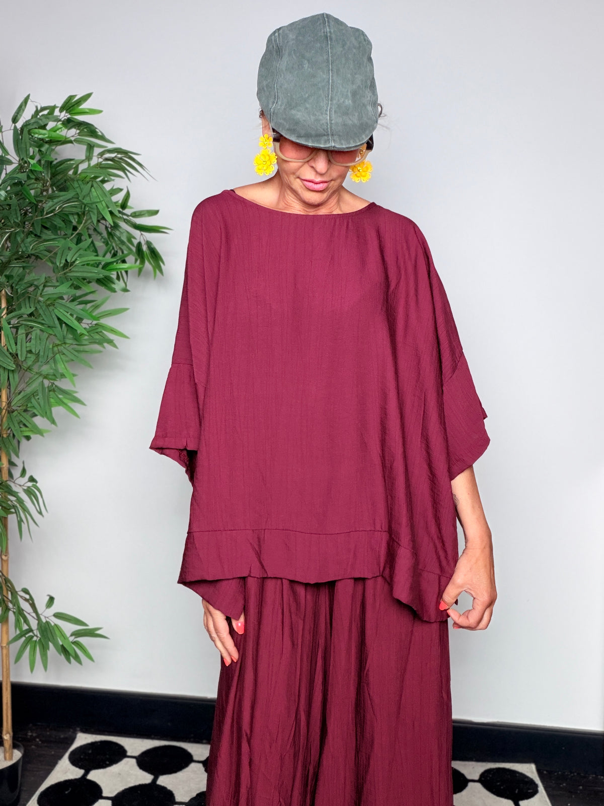 Coordinato Top + Pantalone Palazzo (Copia)