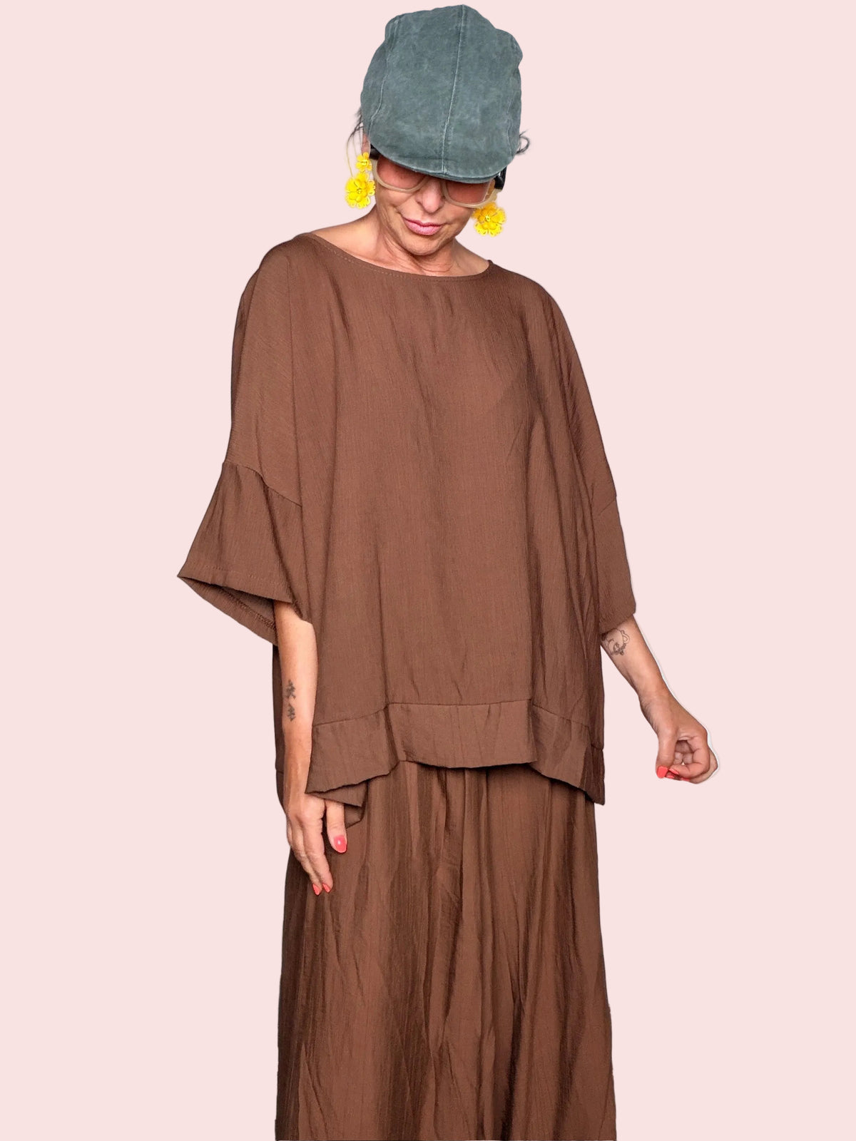 Coordinato Top + Pantalone Palazzo (Copia)
