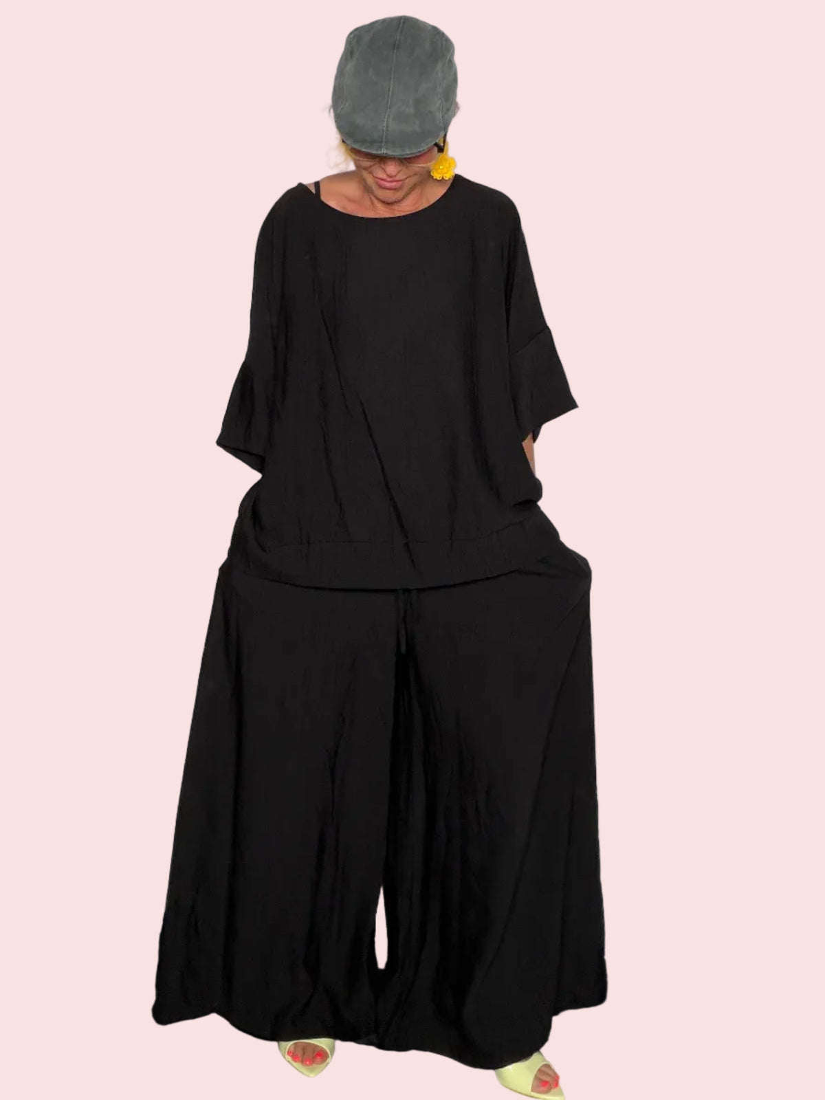 Coordinato Top + Pantalone Palazzo