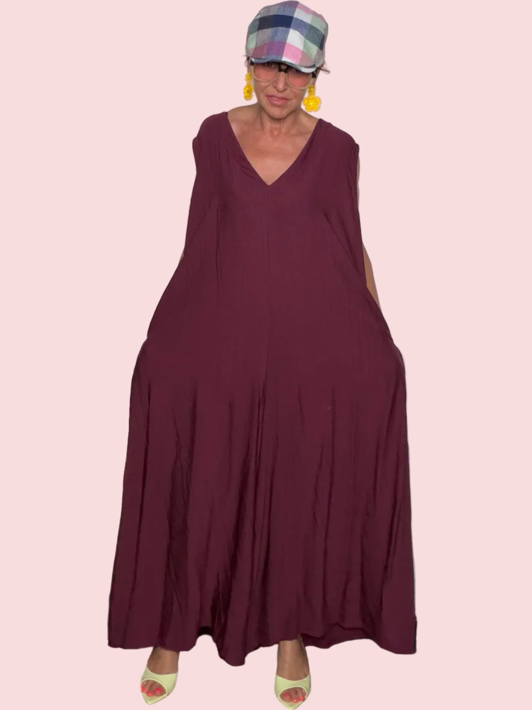 Tuta Jumpsuit con Drappeggio Posteriore