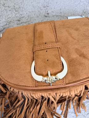 BORSA A TRACOLLA CON FRANGE