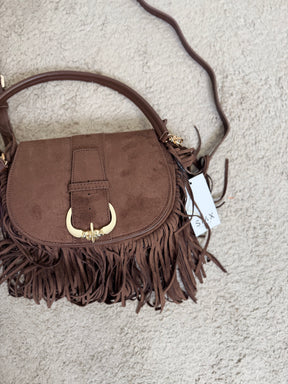 BORSA A TRACOLLA CON FRANGE