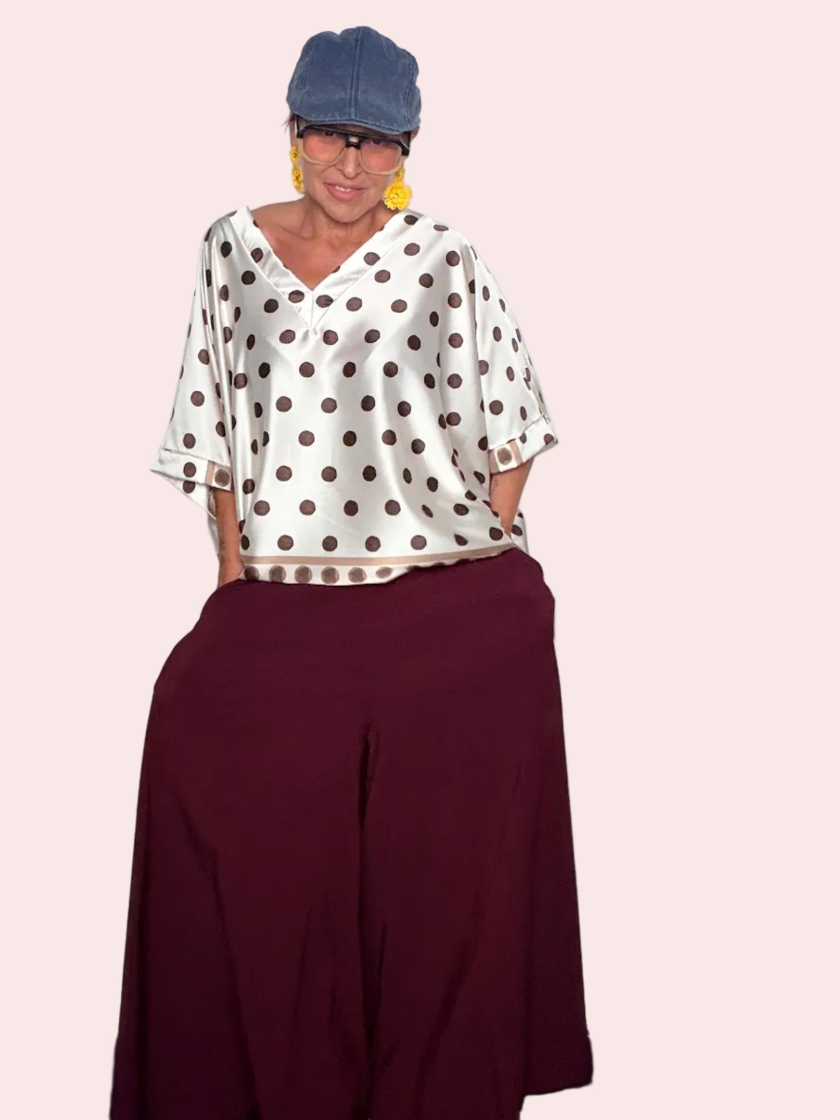 Pantagonna Oversize con Drappeggio