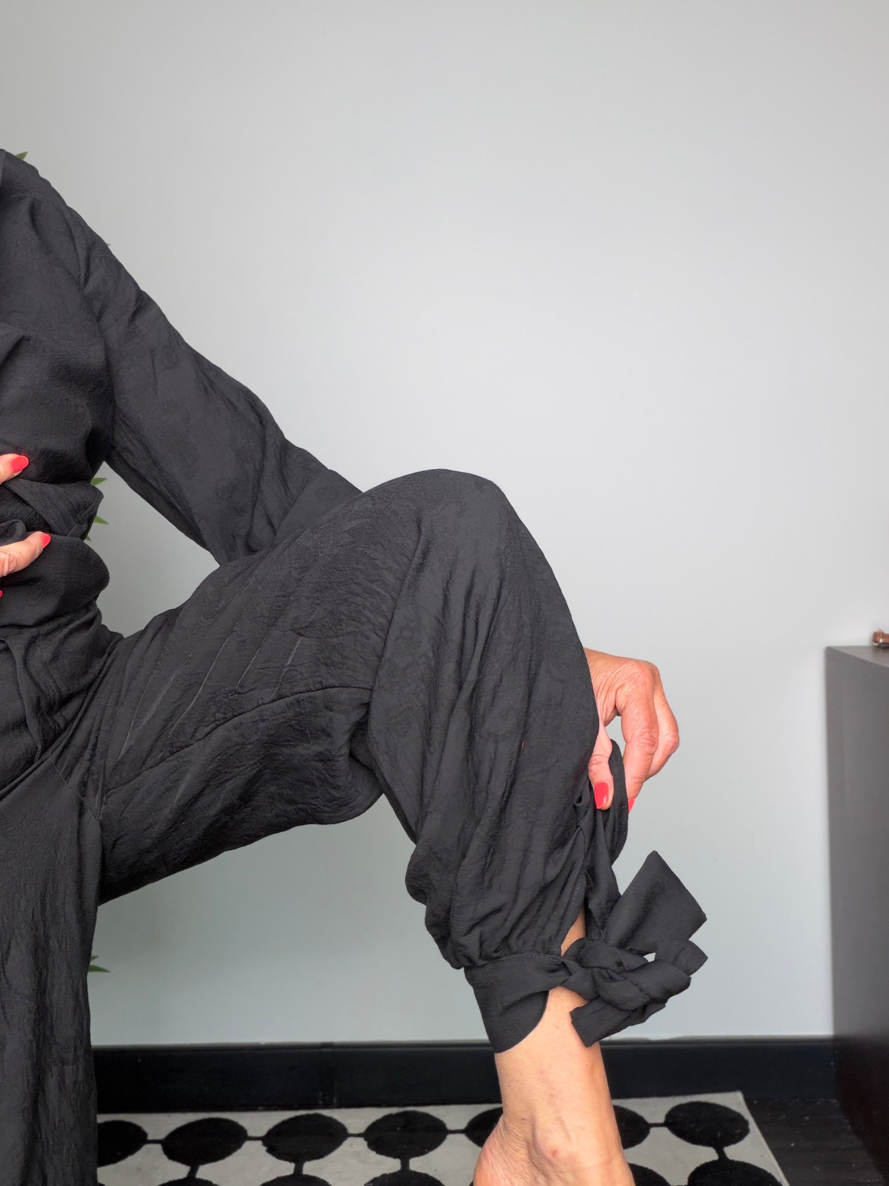 Pantalone con Fiocco alla Caviglia