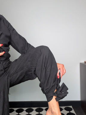 Pantalone con Fiocco alla Caviglia