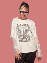 T-shirt écru con stampa grafica Philia Loft