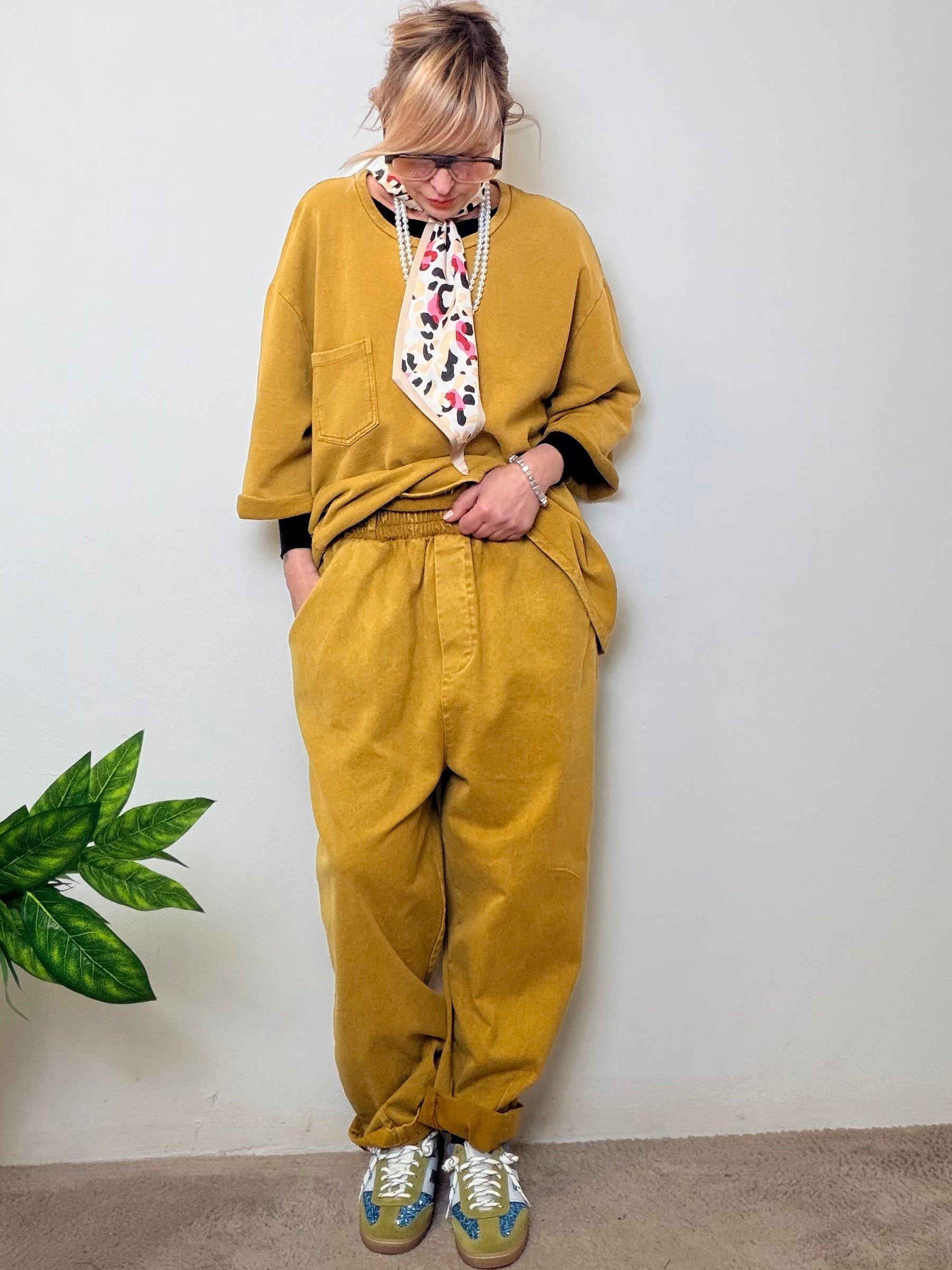 Jeans over tinto capo