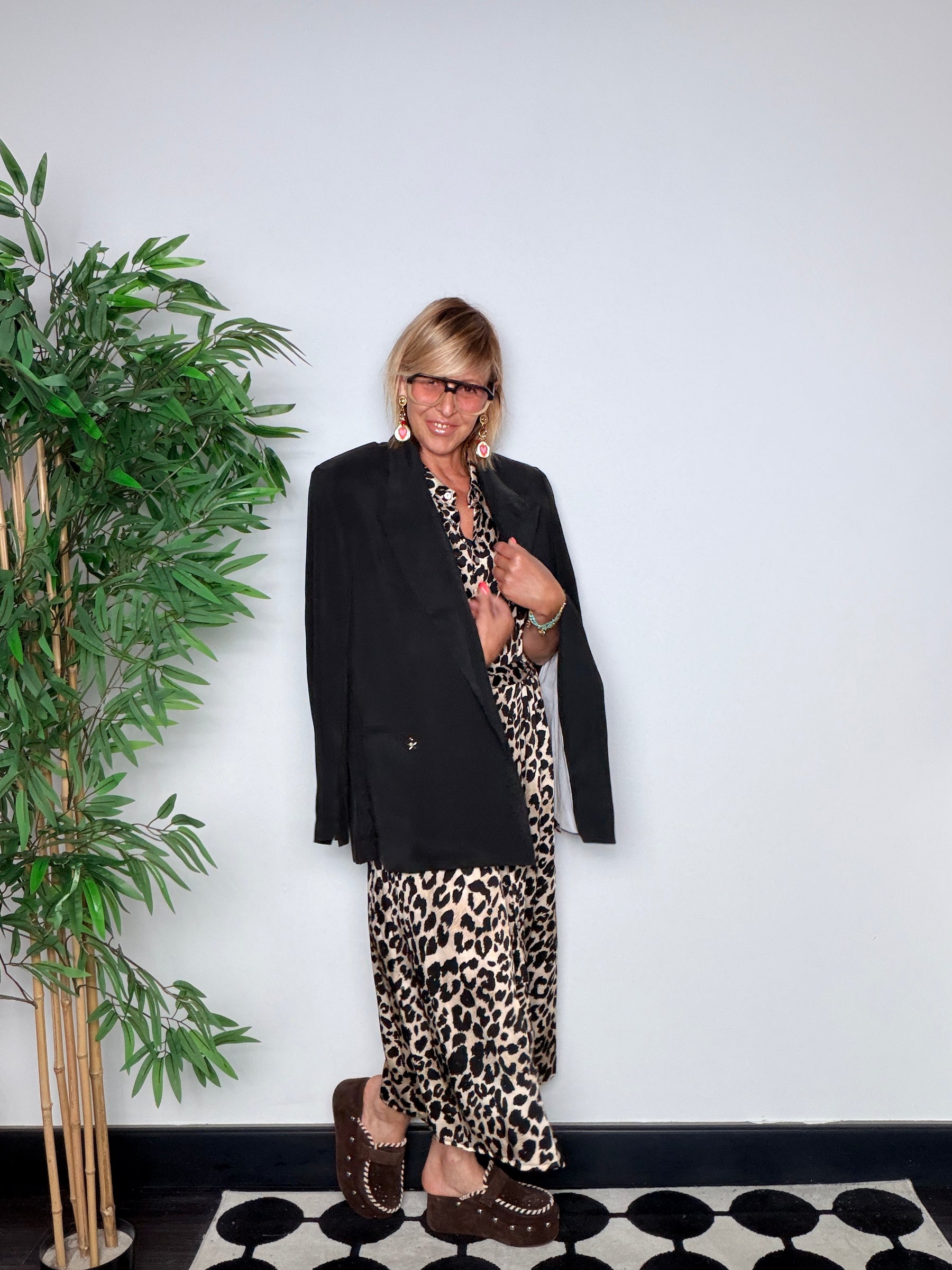 Abito Chemisier Over — Fantasia Leopardata