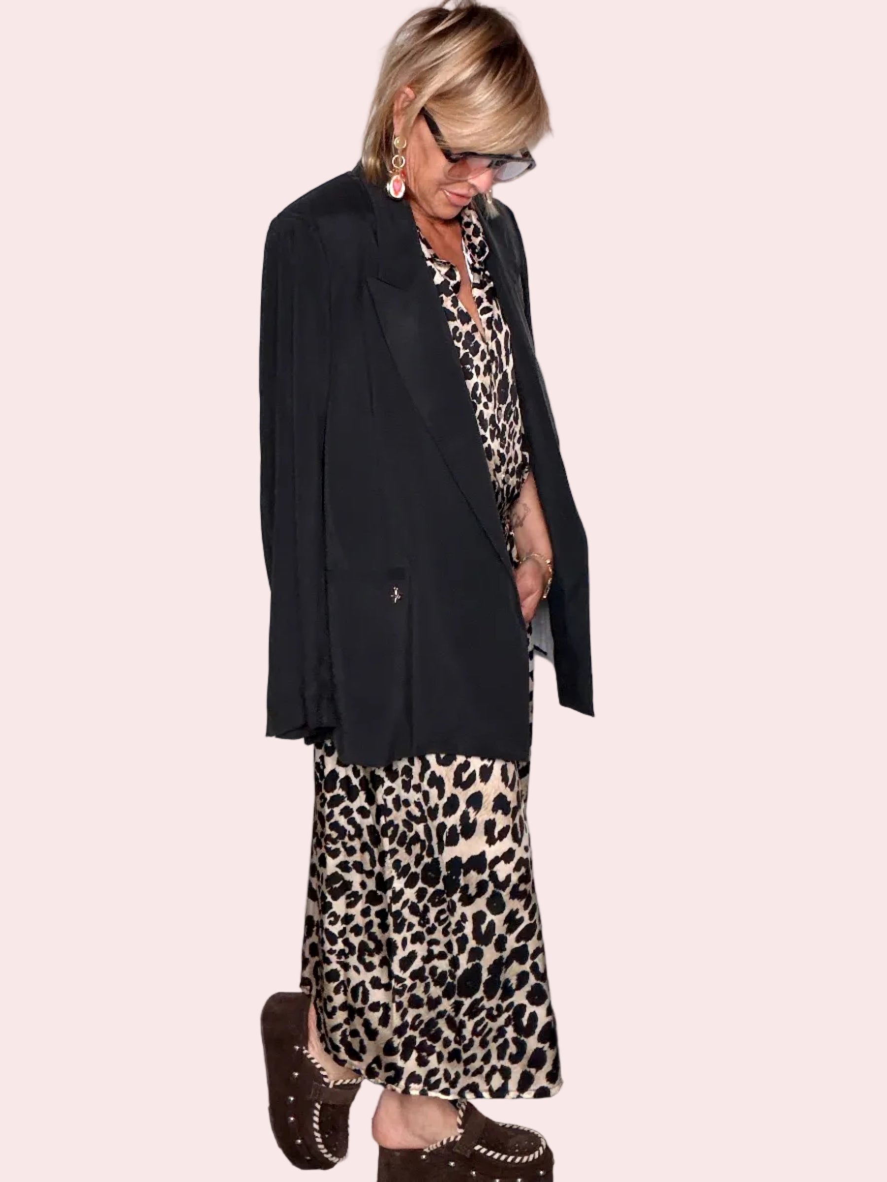 Abito Chemisier Over — Fantasia Leopardata