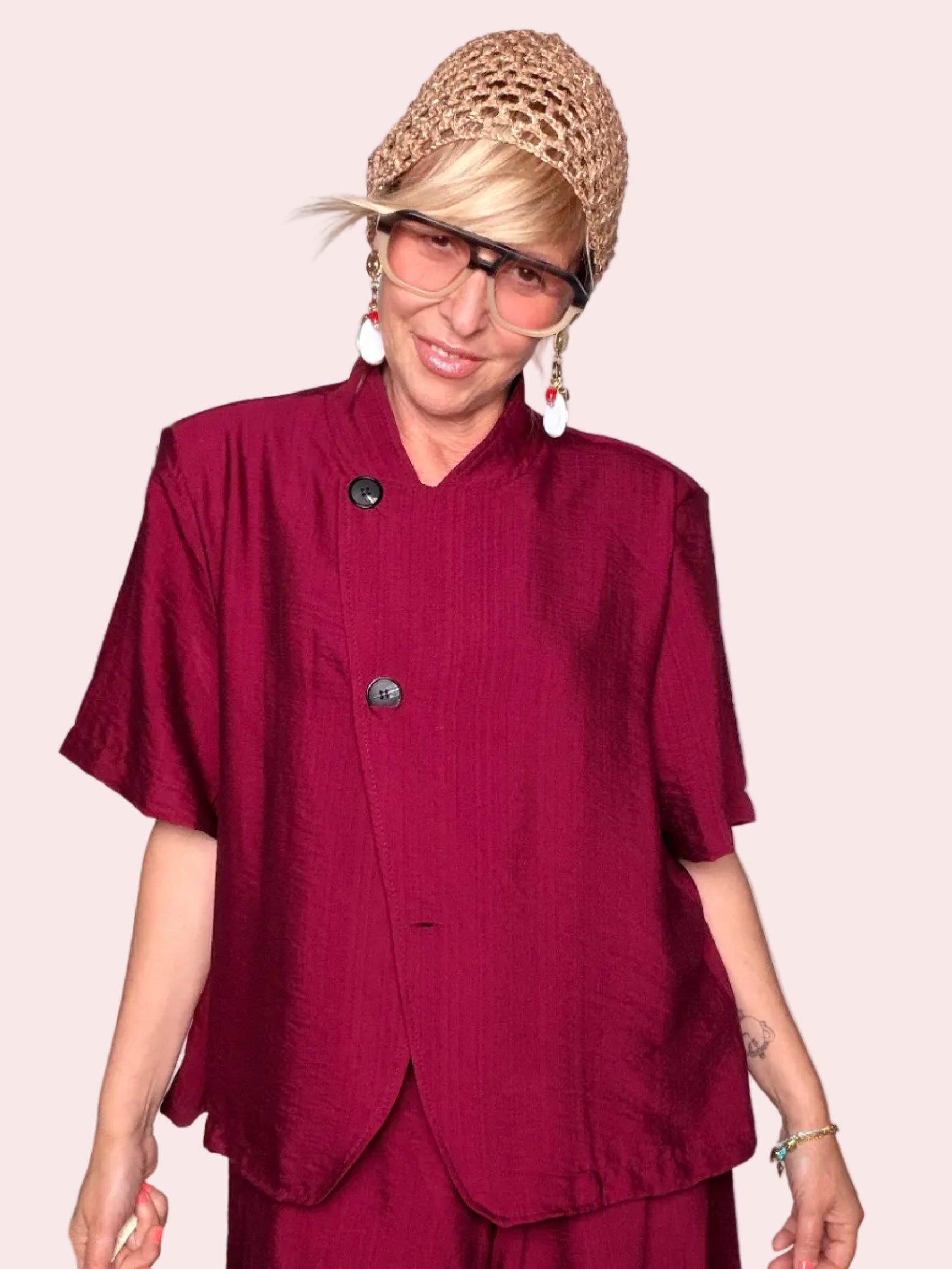 Completo Giacca e Bermuda — VISCOSA  | Coordinato Estivo