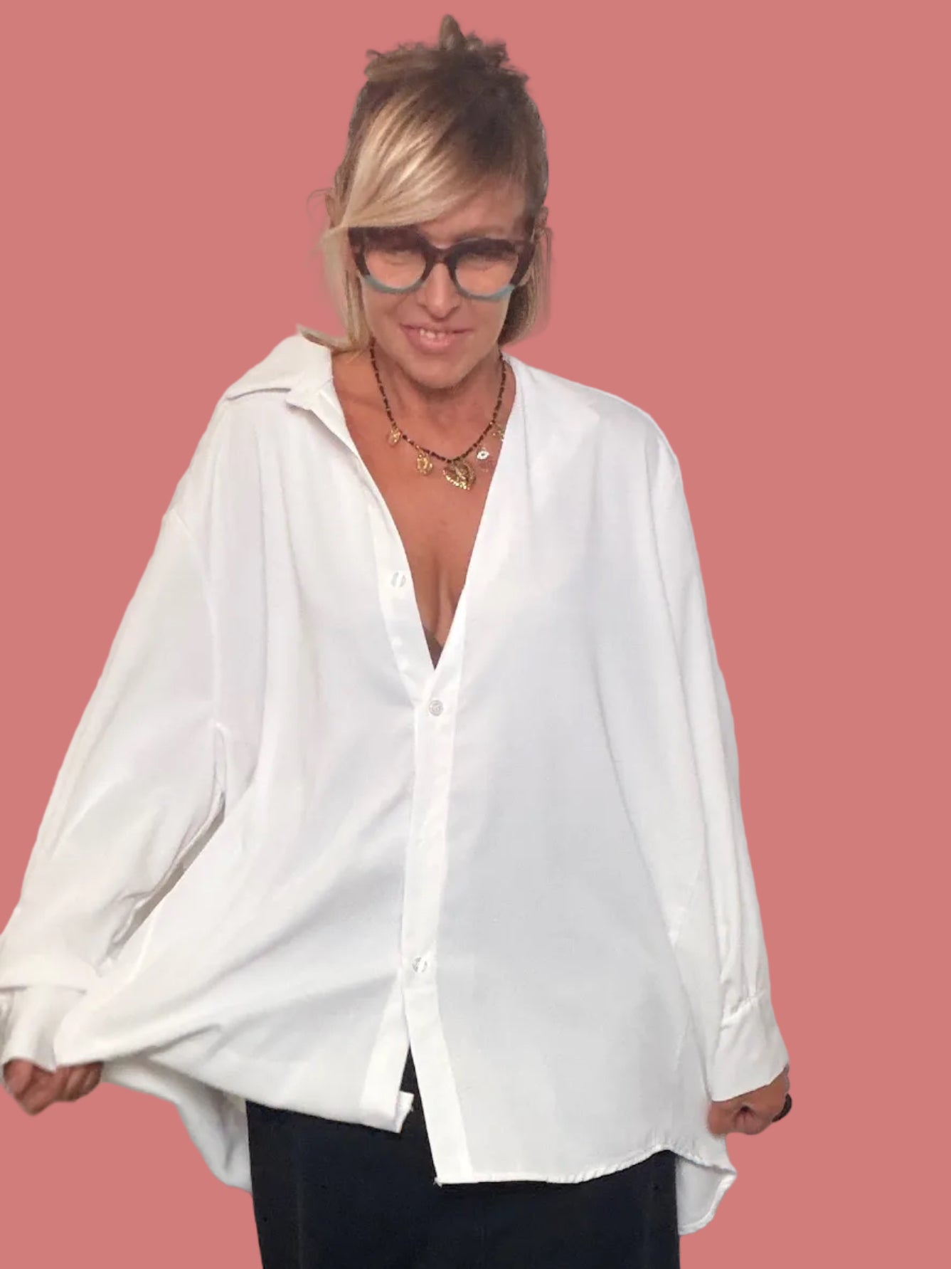 Camicia Over Pipistrello