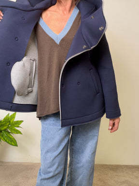 Giacca over in neoprene