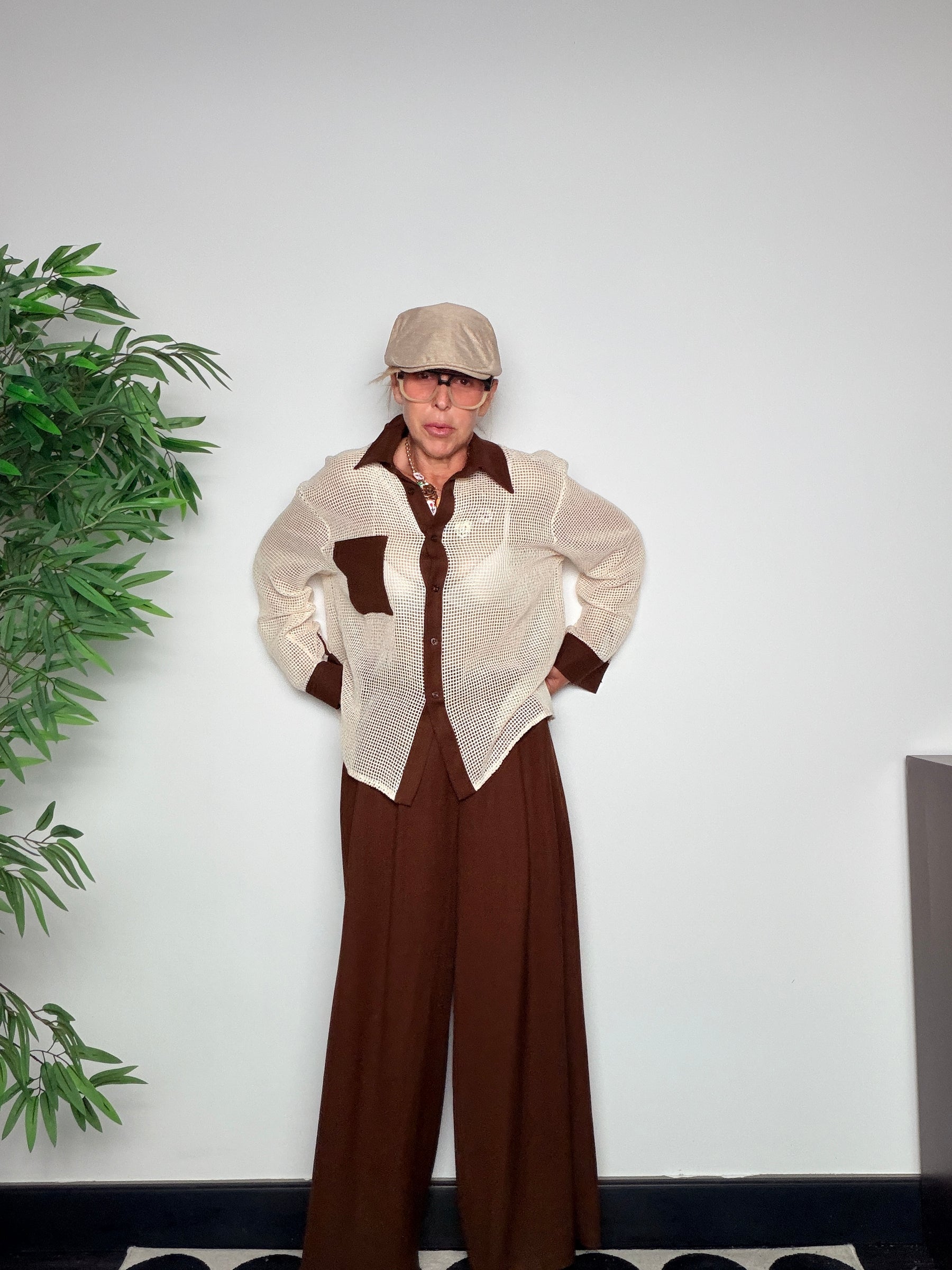 Pantalone palazzo wide leg