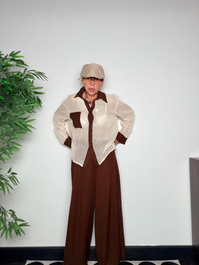 Pantalone palazzo wide leg