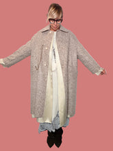 Cappotto Lungo Rosa Cipria Mélange Souvenir