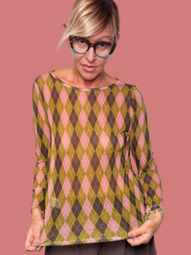 Maglia Second Skin Fantasia a Rombi