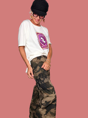 Pantalone Mimetico Donna Le Streghe