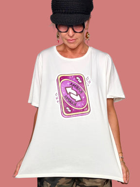 T-Shirt Karma in Cotone Elasticizzato