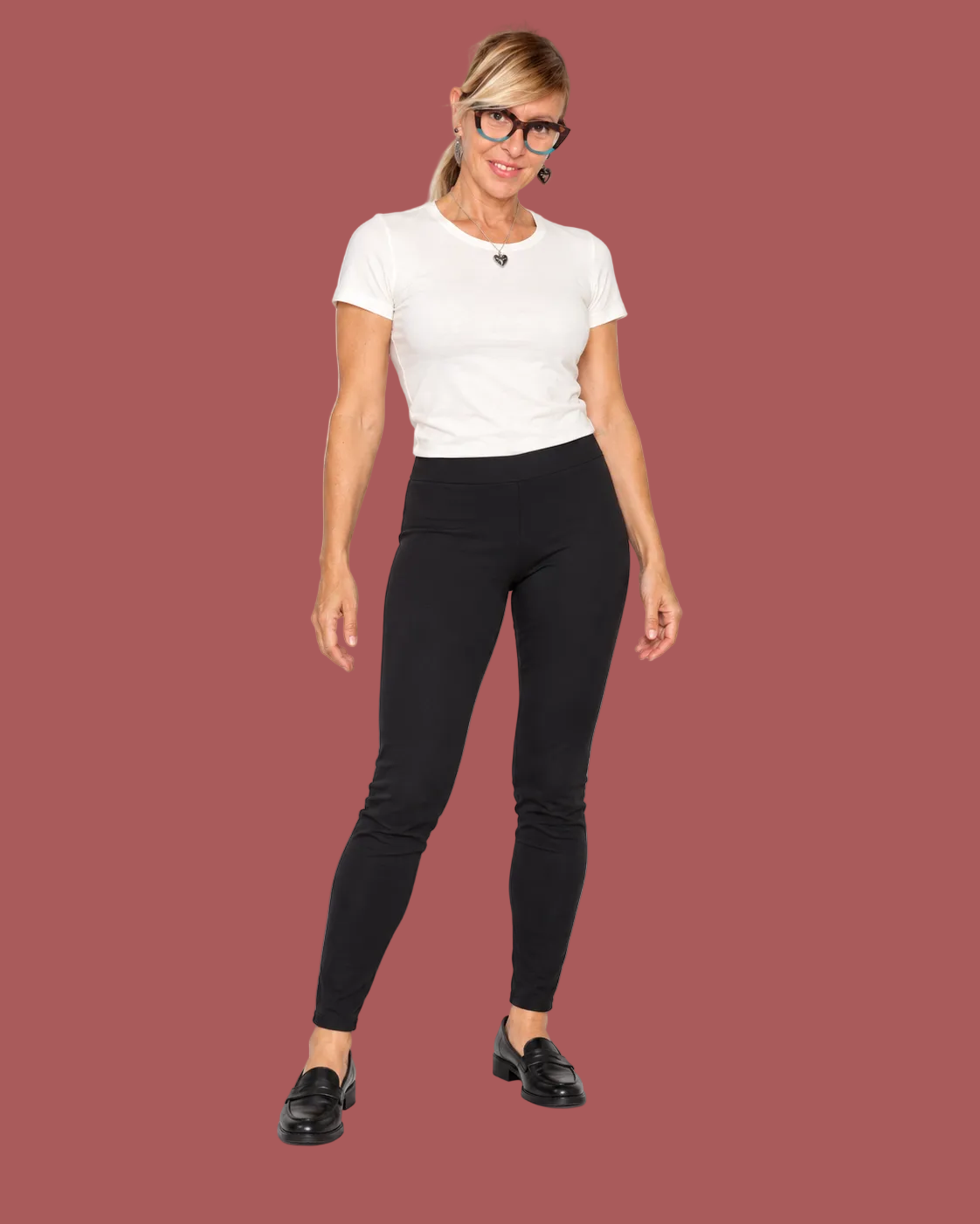 Leggings donna Susy Star moro o nero