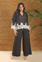 Pantalone Palazzo – Nero ( PREVENDITA )
