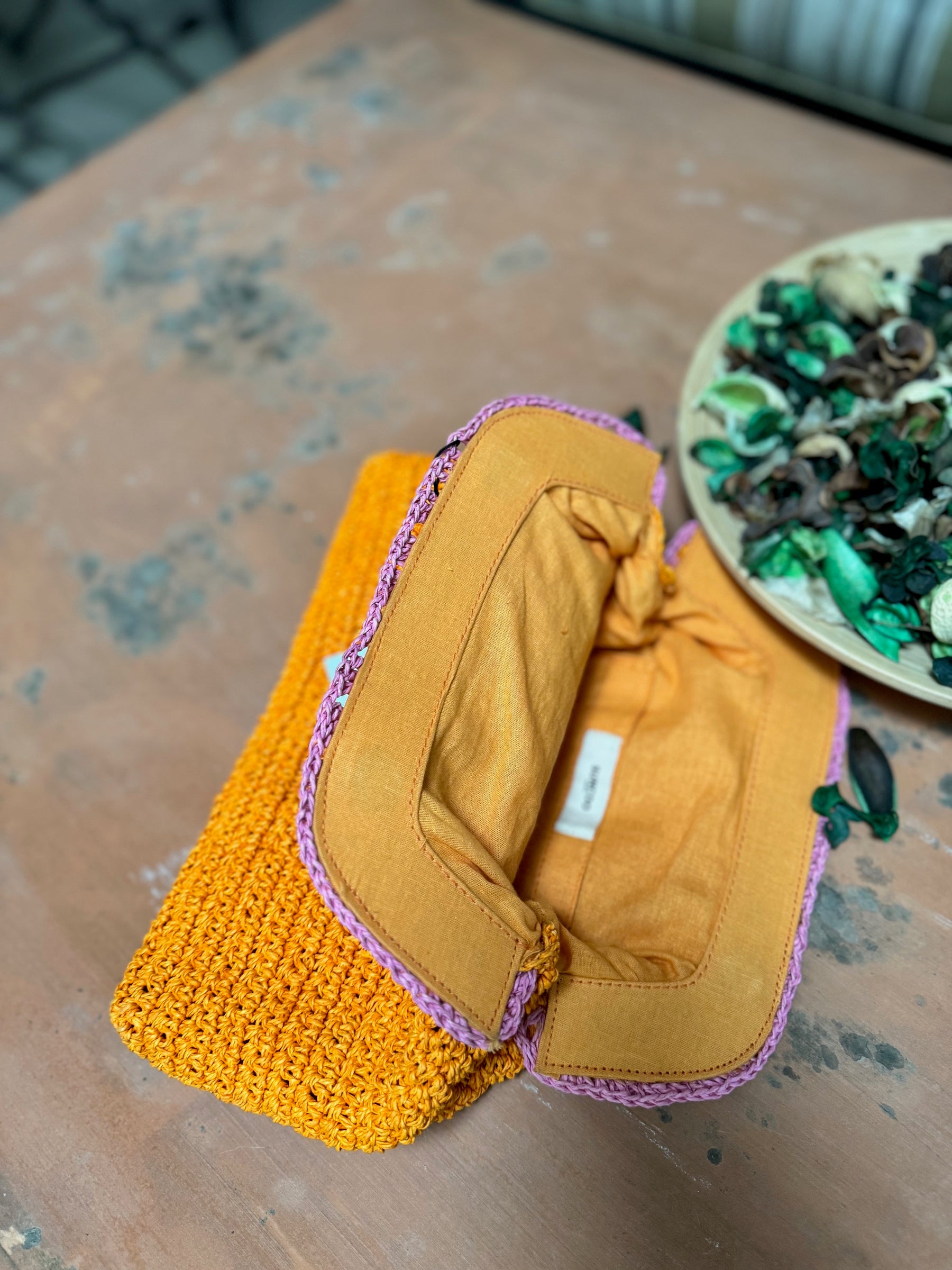 SUNCOO - POCHETTE AKILESS - ORANGE