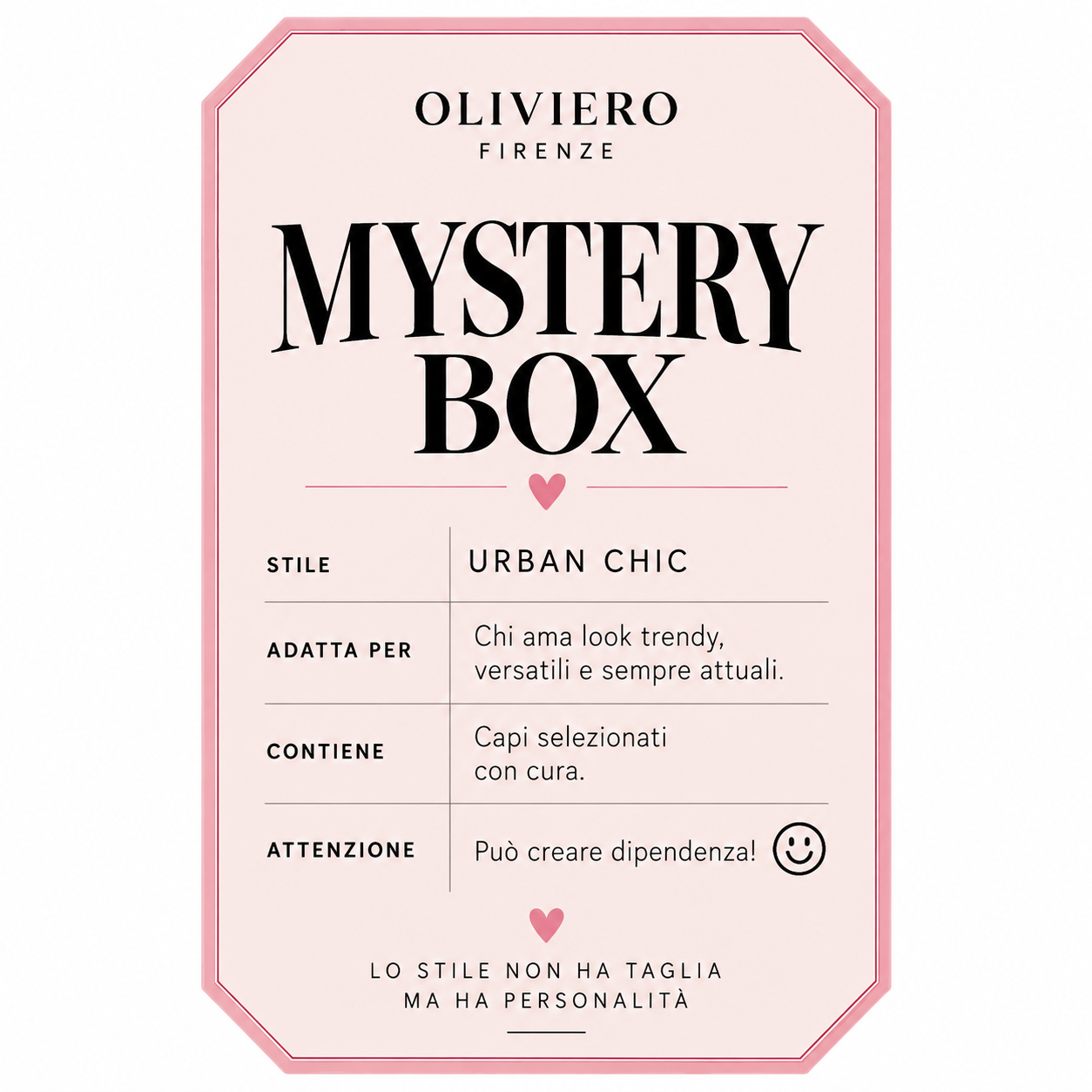 Mystery Box Oliviero Firenze Urban Chic