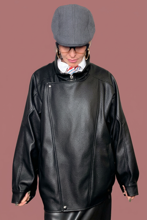 Chiodo oversize in ecopelle