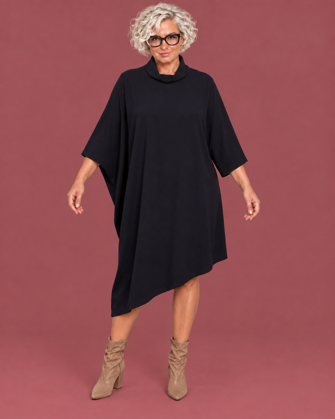 Abito Fluido — modella Curvy