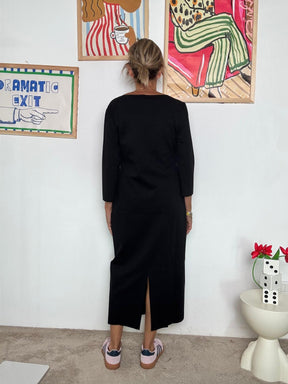 susy star - Abito in Punto Milano  Comfort Chic per Ogni Giorno! NERO ST5625/ NERO SUSY STAR 