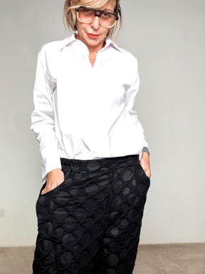 FEMALE - Pantalone  Bubble 6569/ NERO FEMALE 